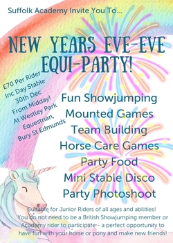 Suffolk New Years Eve-Eve Equi Training!